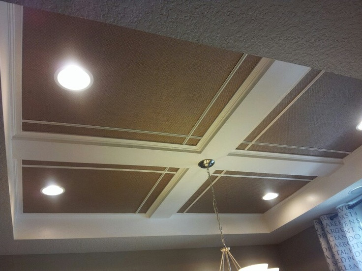 Best ideas about DIY Coffered Ceiling
. Save or Pin Easy coffered ceiling diy Basement Ideas Now.