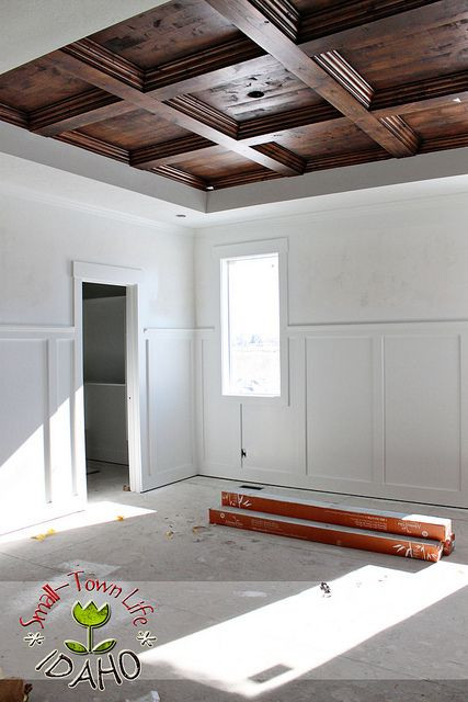 Best ideas about DIY Coffered Ceilings
. Save or Pin DIY Master Bedroom Wood Coffered Ceiling Now.