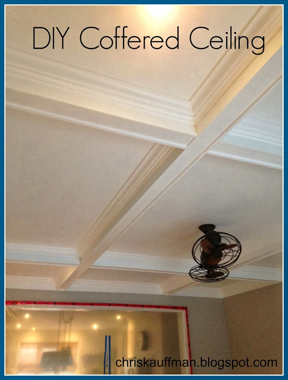 Best ideas about DIY Coffered Ceilings
. Save or Pin White Wood My DIY coffered ceiling Now.