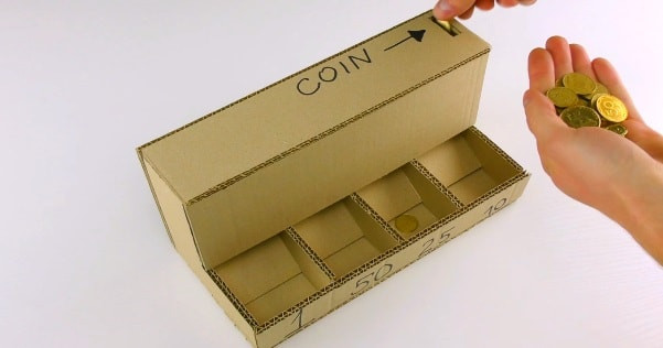 Best ideas about DIY Coin Sorter
. Save or Pin DIY Coin Sorting Machine From Cardboard – Fun Summer Now.