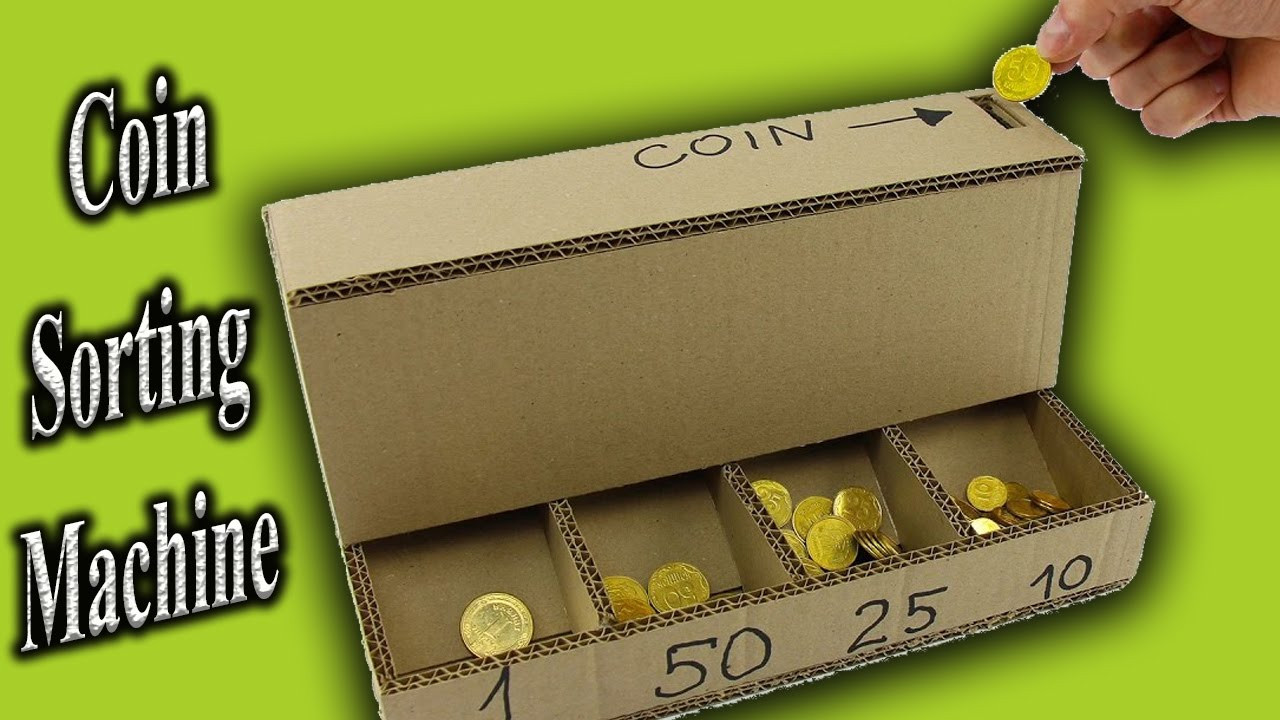 Best ideas about DIY Coin Sorter
. Save or Pin Make Coin Sorting Machine from Cardboard DIY Coin Sorter Now.