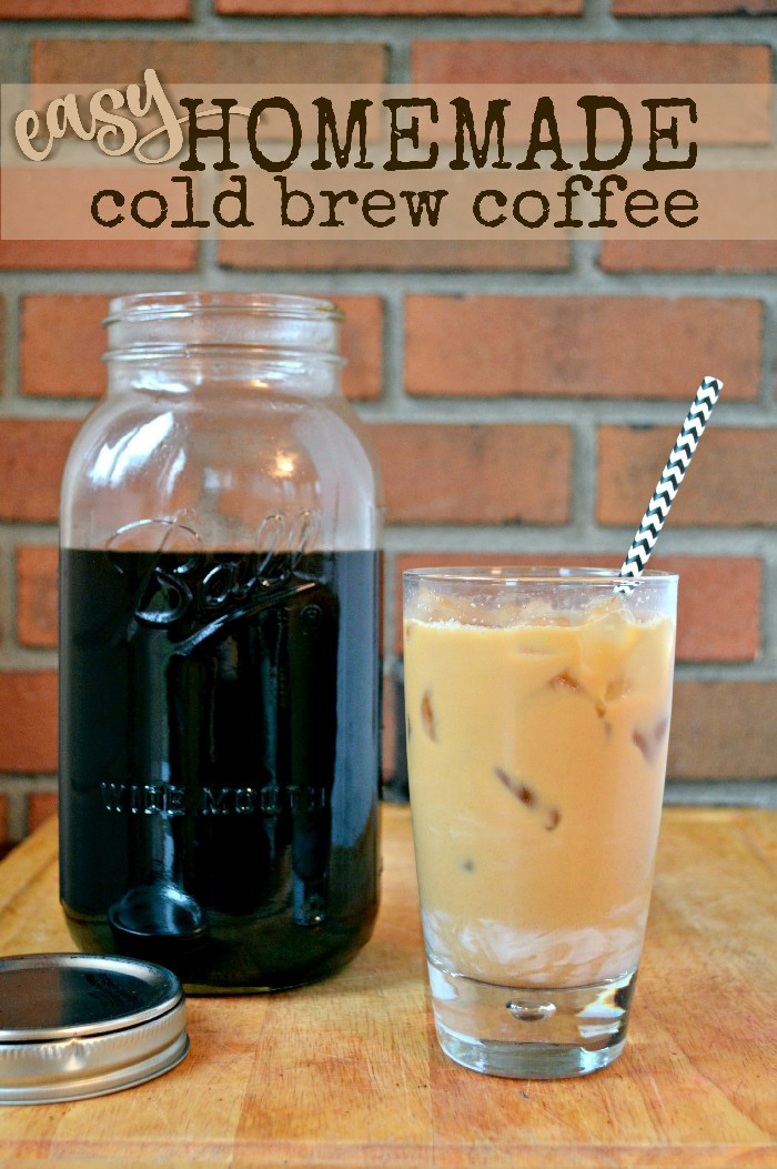 Best ideas about DIY Cold Brew
. Save or Pin EASY HOMEMADE COLD BREW COFFEE Mad in Crafts Now.