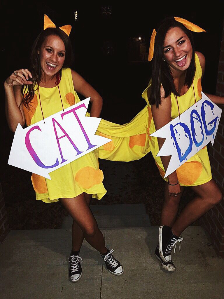 Best ideas about DIY College Girl Halloween Costumes
. Save or Pin College Girls Paired CatDog Halloween Costume Now.