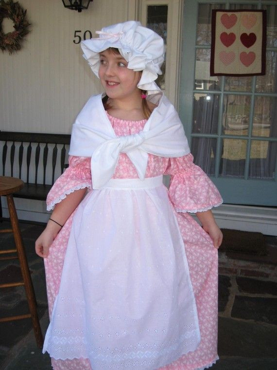 Best ideas about DIY Colonial Costume
. Save or Pin American Felicity Colonial Girls Costume Dress by Now.