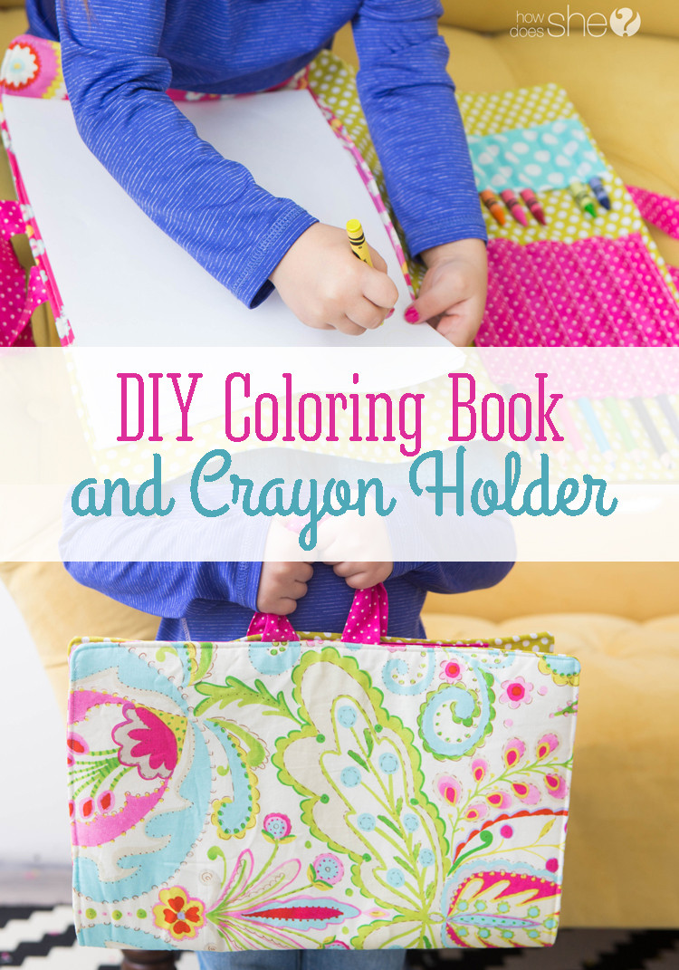 Best ideas about DIY Coloring Book
. Save or Pin DIY Coloring Book and Crayon Holder Now.