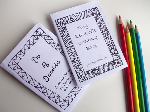 Best ideas about DIY Coloring Book
. Save or Pin 2 Mini Zines PRINTABLE Zentangle Inspired Do A Doodle and Now.
