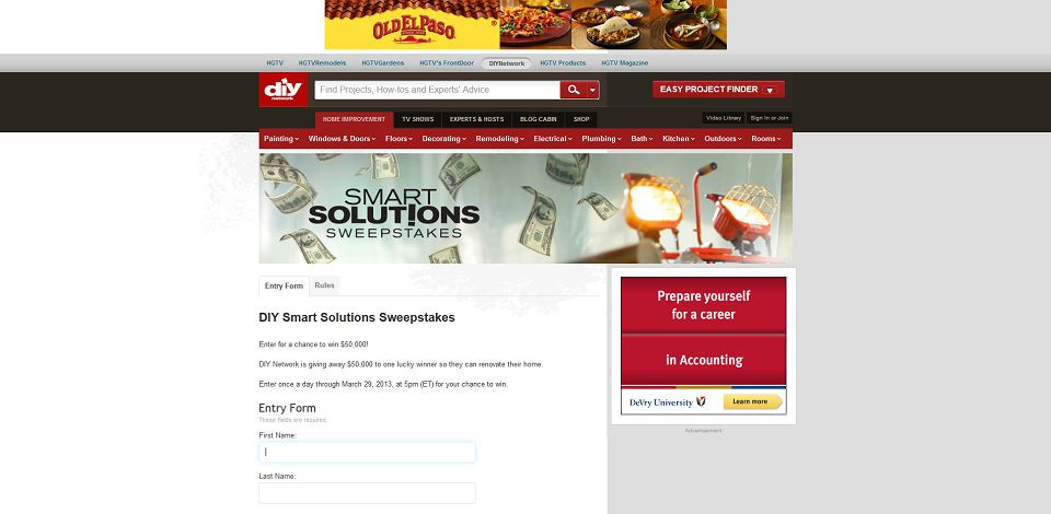 Best ideas about DIY Com Sweepstakes
. Save or Pin DIY Smart Solutions Sweepstakes Now.