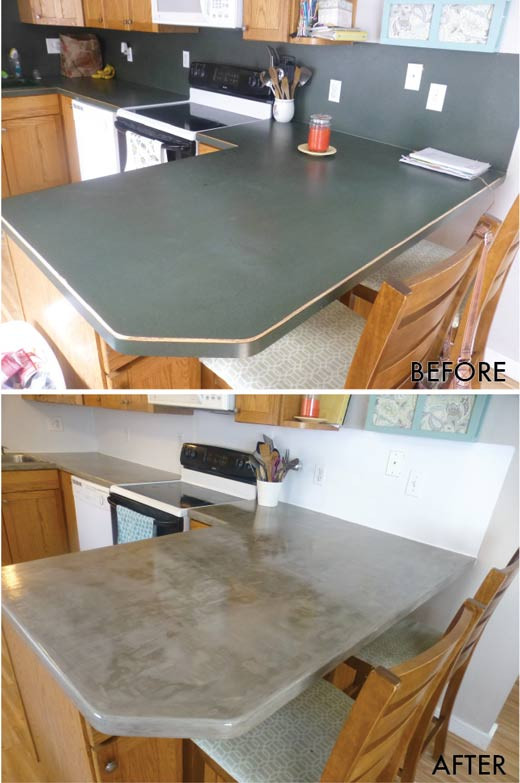 Best ideas about DIY Concrete Countertop Over Laminate
. Save or Pin Yay I Made It DIY Concrete Over Laminate Countertops Now.