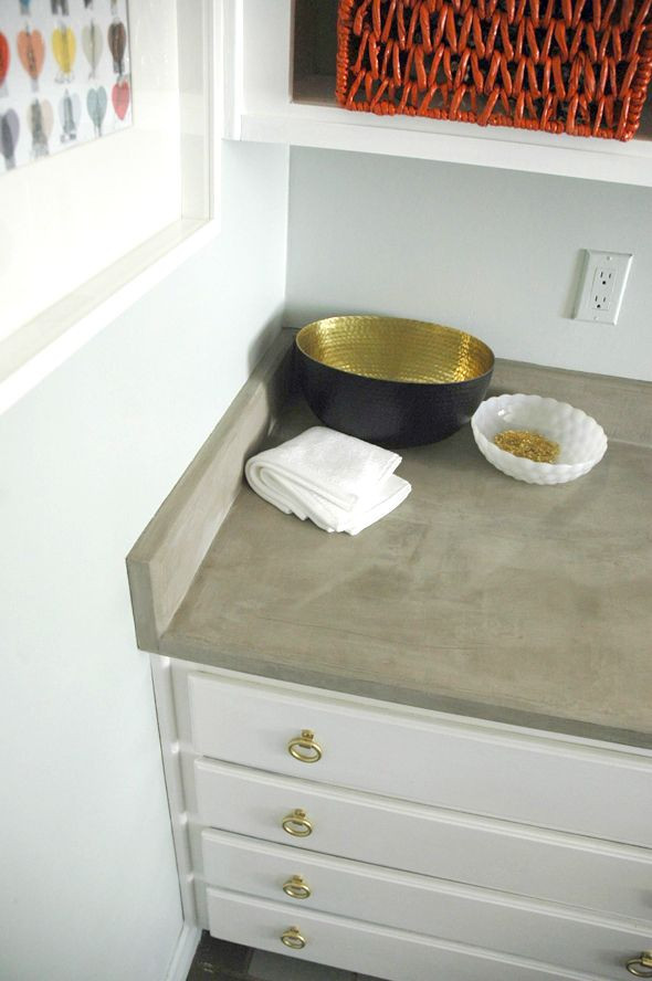 Best ideas about DIY Concrete Countertop Over Laminate
. Save or Pin Little Green Notebook DIY Concrete Countertops Now.