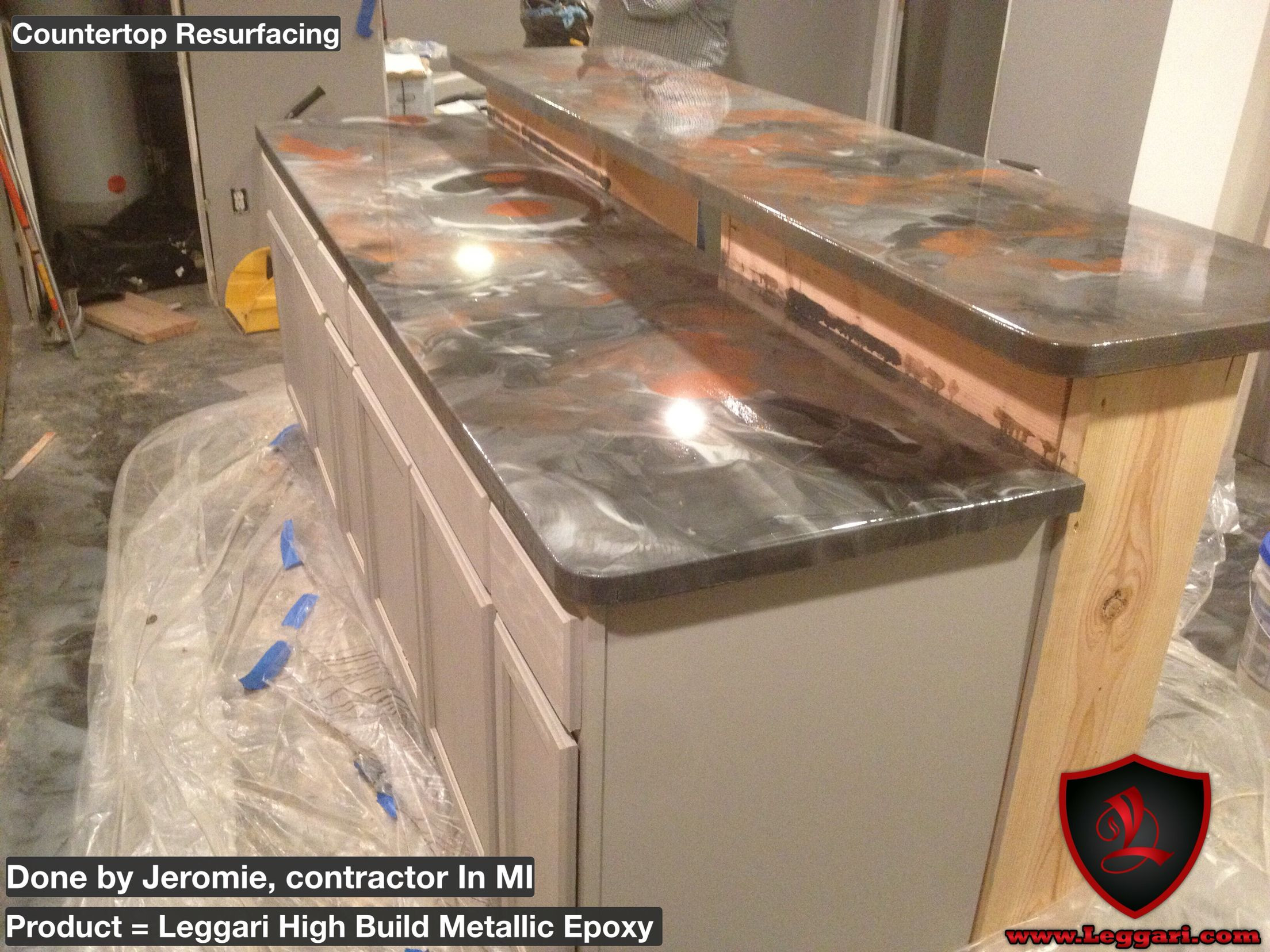 Best ideas about DIY Concrete Countertops Kits
. Save or Pin Leggari DIY metallic epoxy countertop resurfacing kits Now.