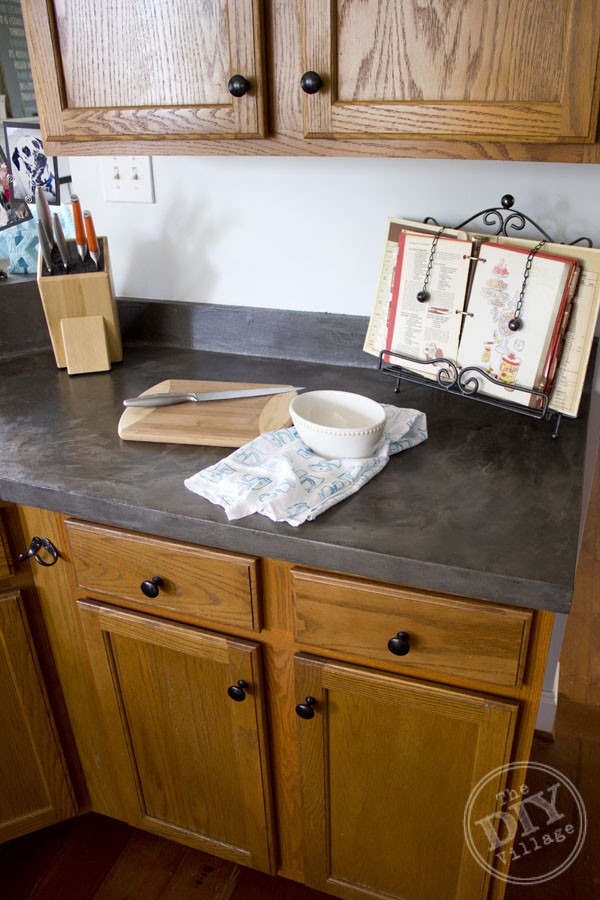 Best ideas about DIY Concrete Countertops Kits
. Save or Pin Kitchen Countertop Makeover The DIY Village Now.