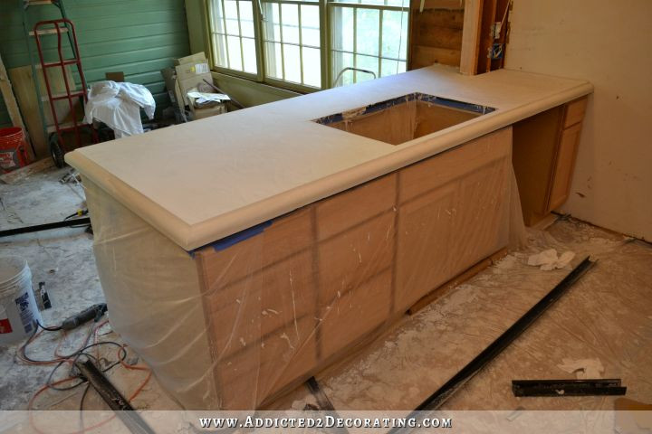 Best ideas about DIY Concrete Countertops Poured In Place
. Save or Pin DIY Pour In Place Concrete Countertops – Part 2 Now.