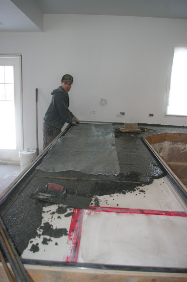 Best ideas about DIY Concrete Countertops Poured In Place
. Save or Pin Thousand Square Feet DIY Pour in Place Concrete Countertops Now.