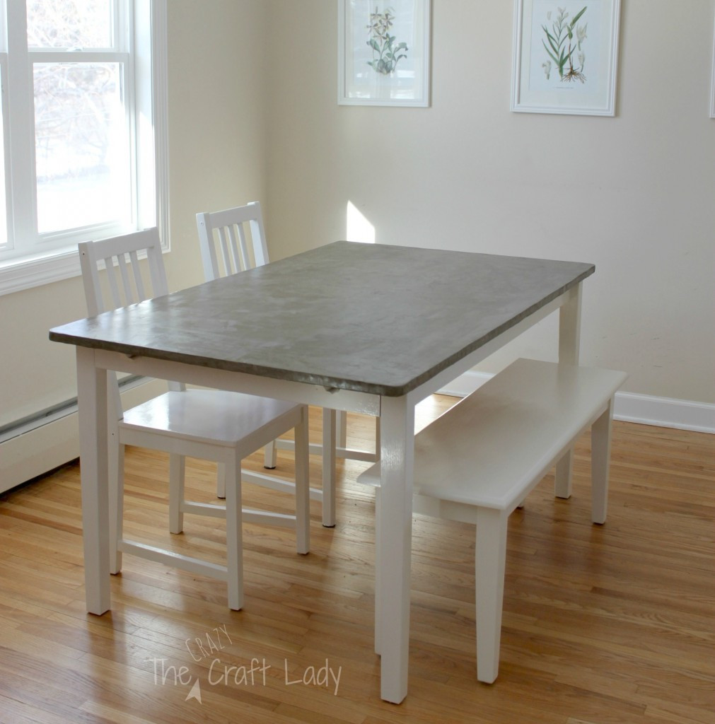 Best ideas about DIY Concrete Dining Table
. Save or Pin DIY Concrete Dining Table Top and Dining Set Makeover Now.