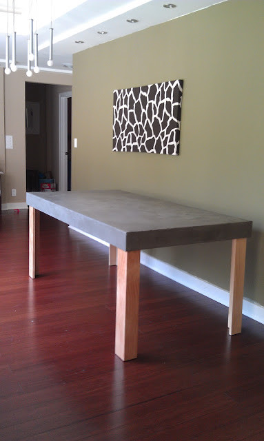 Best ideas about DIY Concrete Dining Table
. Save or Pin DIY Concrete Table – Dave and Kelly Davis Now.