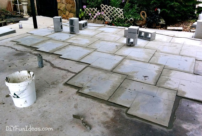 Best ideas about DIY Concrete Driveway
. Save or Pin DIY STAMPED CONCRETE TILE TUTORIAL Do It Yourself Fun Ideas Now.