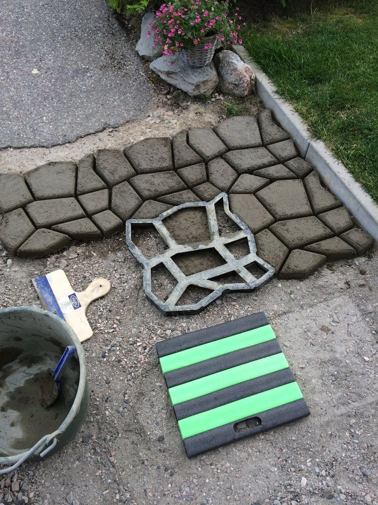 Best ideas about DIY Concrete Driveways
. Save or Pin DIY Driveway Paving Pavement Mold Patio Concrete Stepping Now.