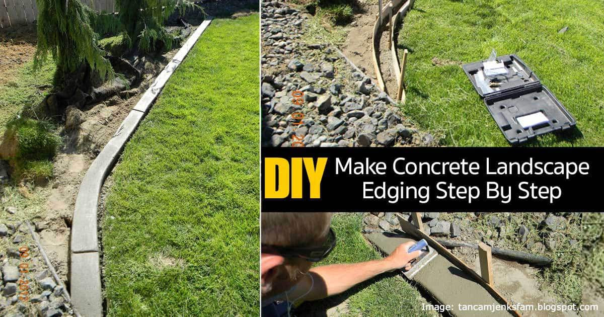 Best ideas about DIY Concrete Edging
. Save or Pin DIY Make Concrete Landscape Edging Step By Step Now.