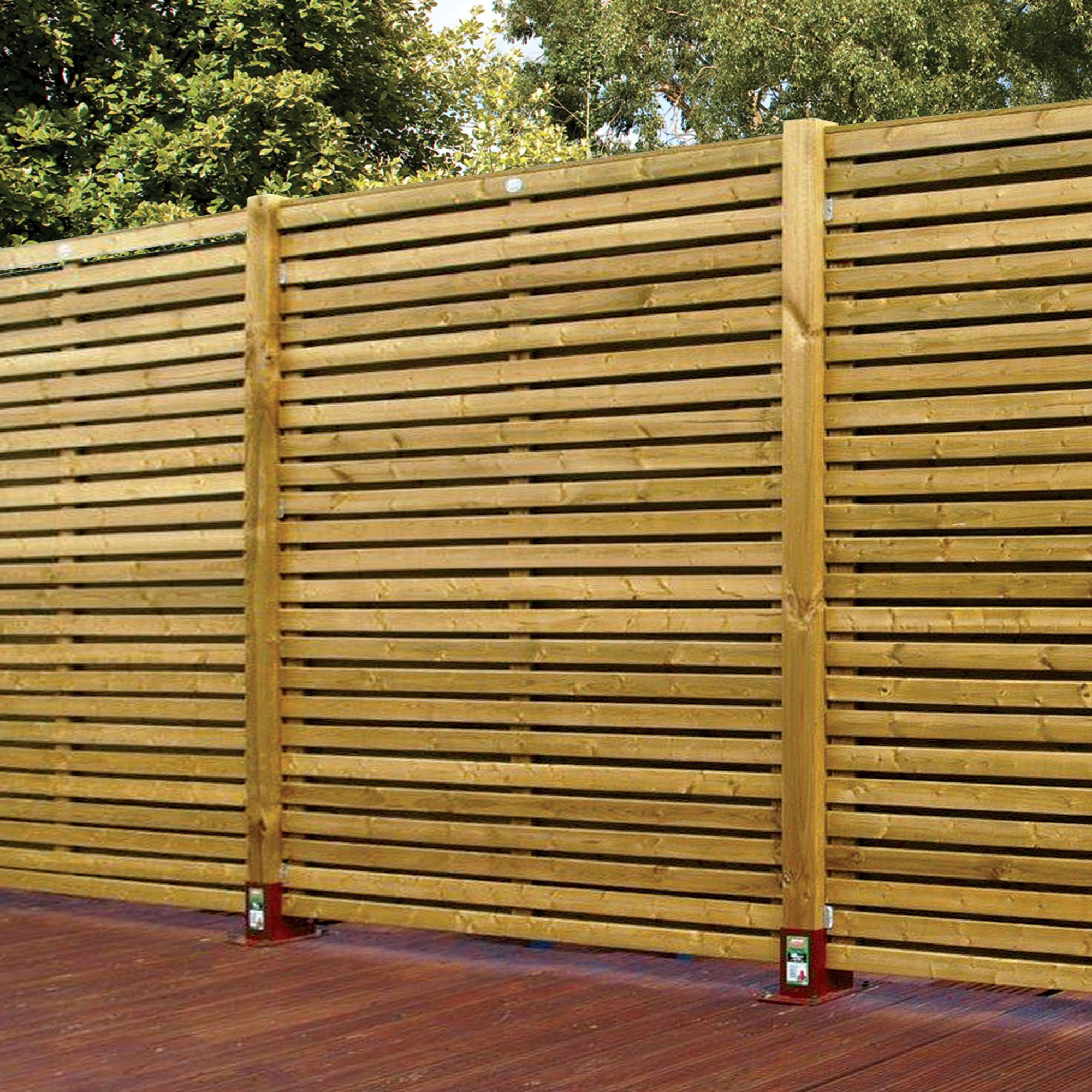 Best ideas about DIY Concrete Fence Panels
. Save or Pin Contemporary Slatted Fence Panel W 1 79m H 1 793m Pack Now.