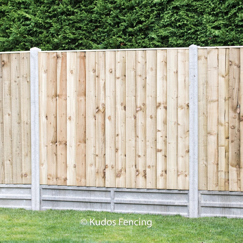 Best ideas about DIY Concrete Fence Panels
. Save or Pin Closed Board Panels with Concrete Posts & Gravel Boards Now.