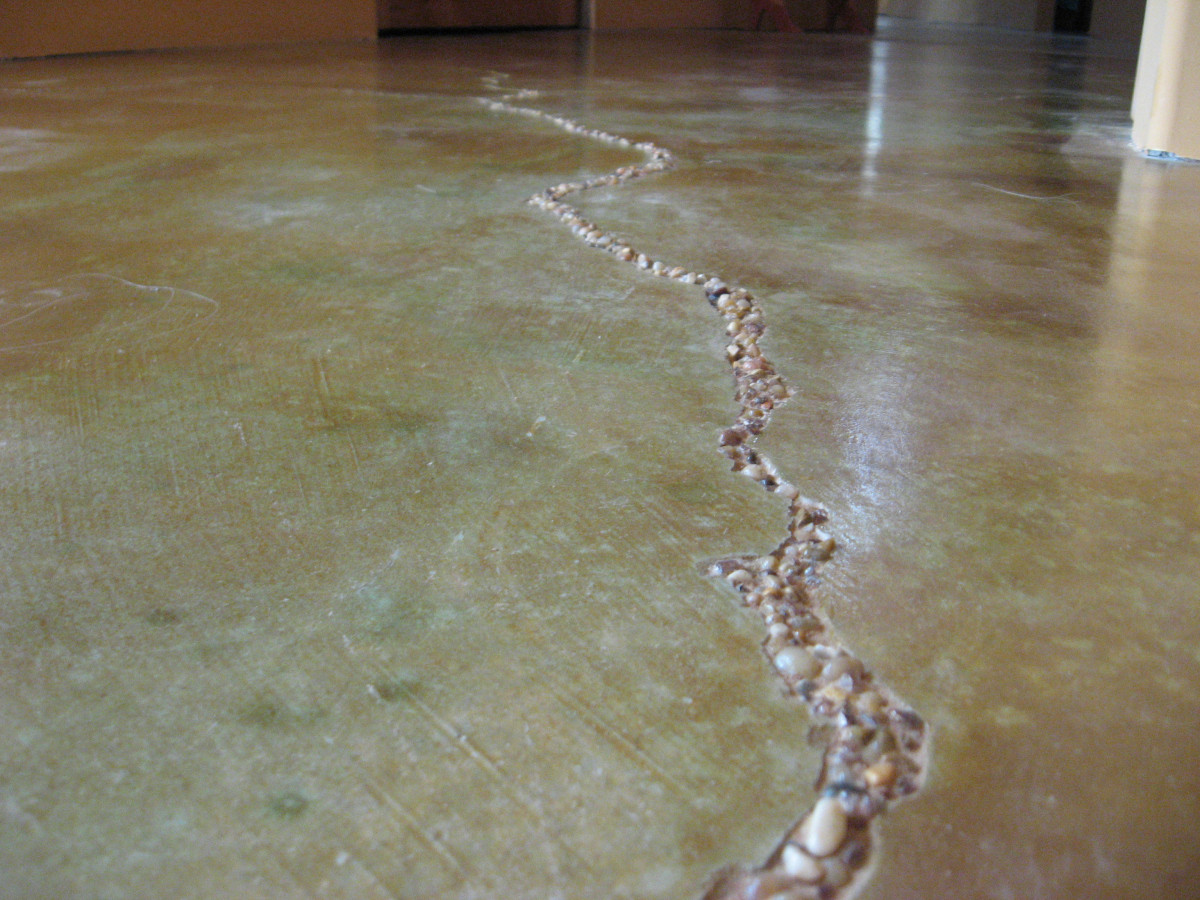 Best ideas about DIY Concrete Floor
. Save or Pin DIY – Decorative Cracks in the Concrete Now.