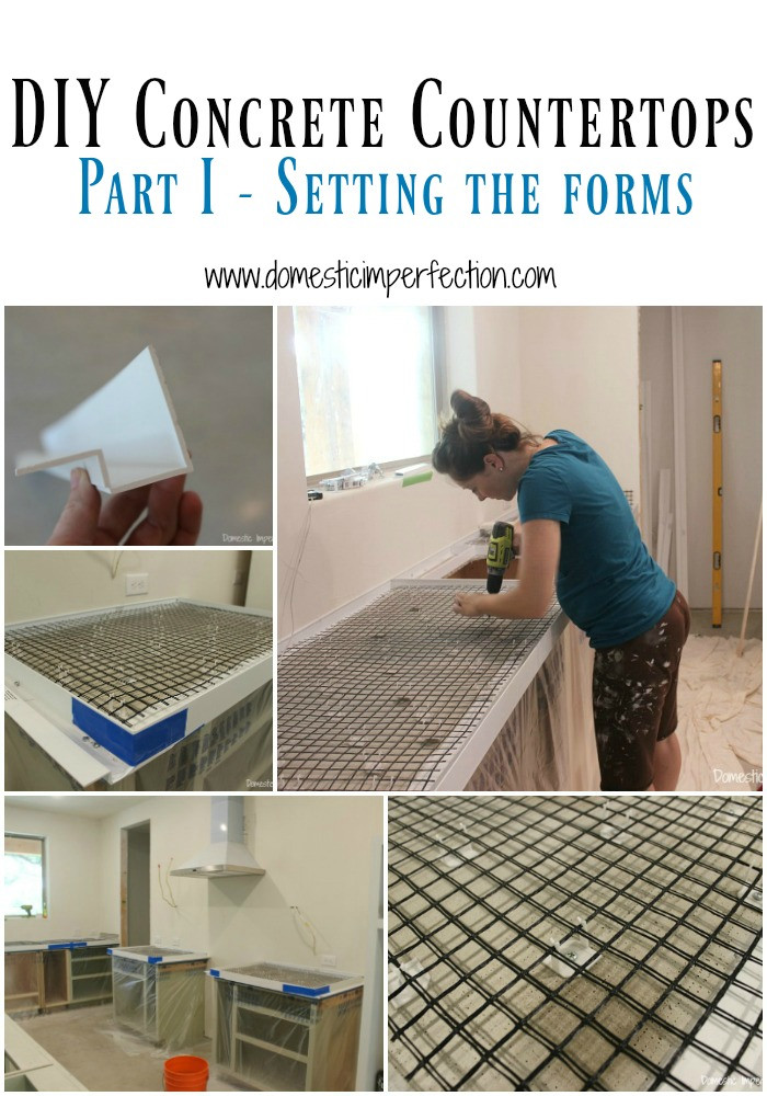 Best ideas about DIY Concrete Forms
. Save or Pin DIY Concrete Countertops Part I Setting the Forms Now.