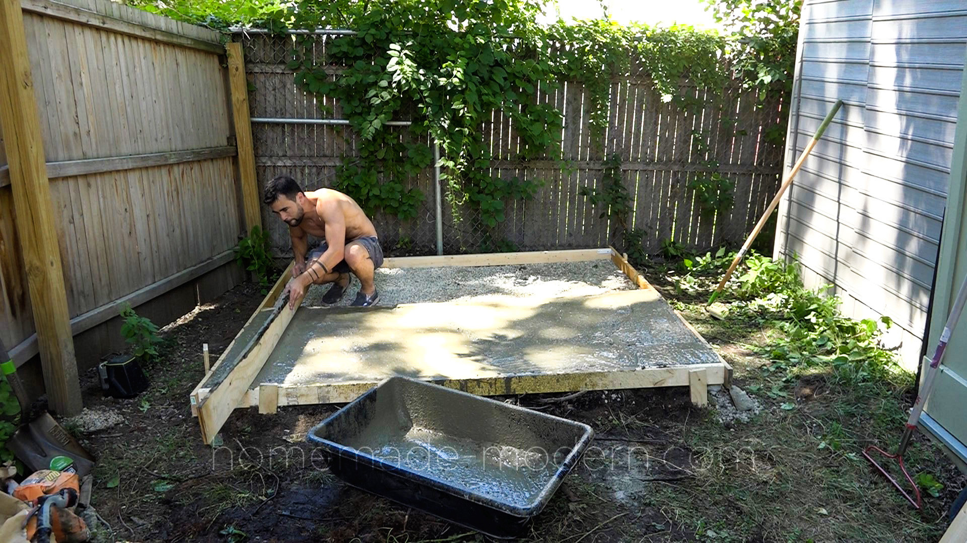 Best ideas about DIY Concrete Slab
. Save or Pin HomeMade Modern Blog DIY Concrete Slab Foundation Now.
