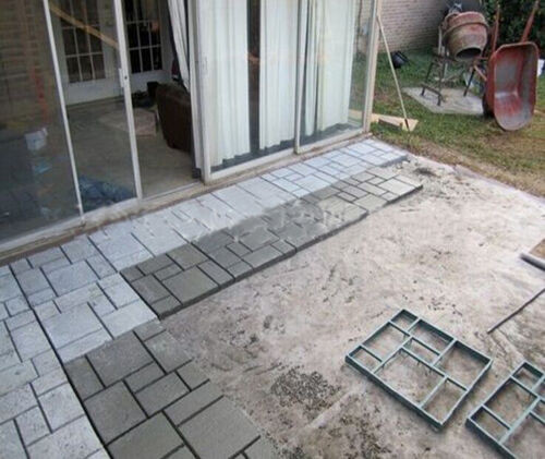 Best ideas about DIY Concrete Slab
. Save or Pin Irregular Grid Driveway Paving Brick Path Walk Maker Patio Now.