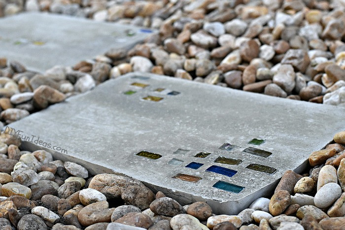 Best ideas about DIY Concrete Stepping Stones
. Save or Pin DIY MODERN GEOMETRIC CONCRETE STEPPING STONES Now.