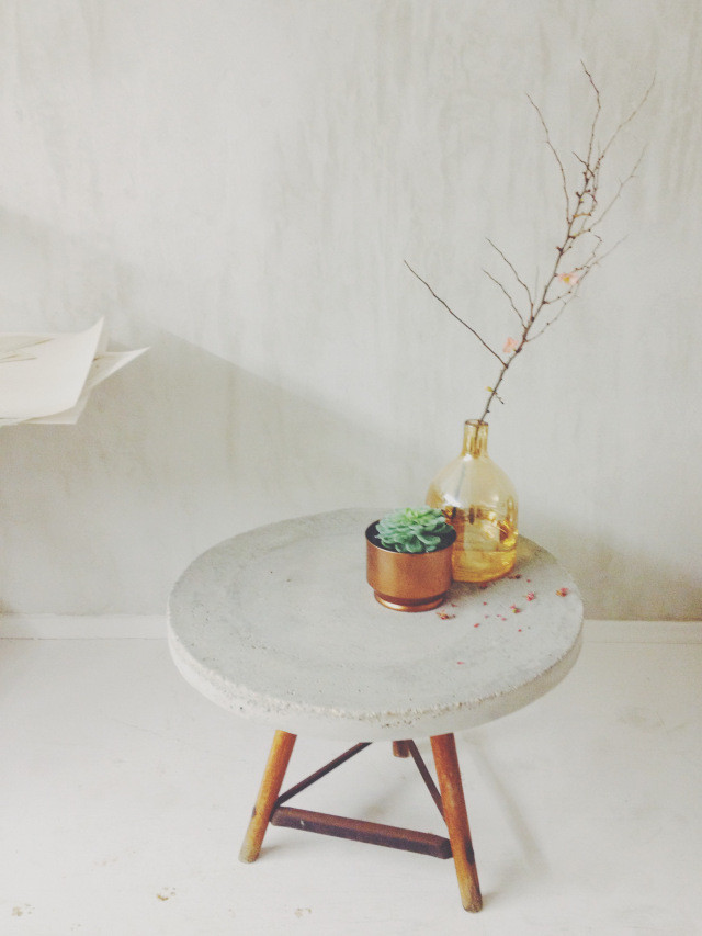Best ideas about DIY Concrete Table
. Save or Pin 18 DIY Concrete Coffee and Side Tables Now.