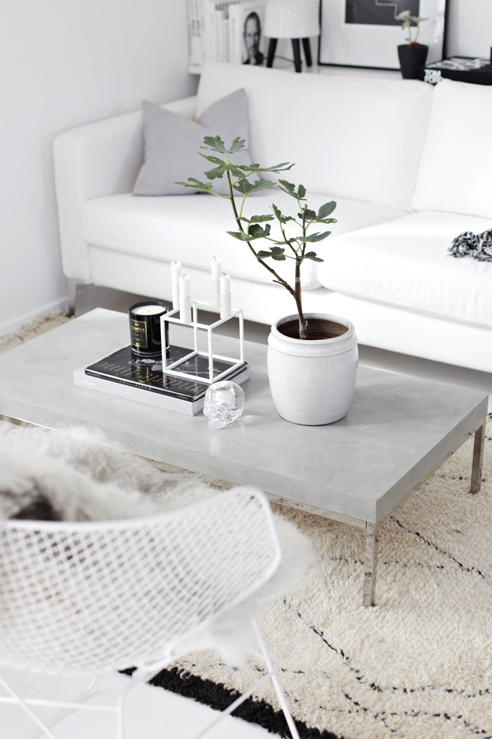 Best ideas about DIY Concrete Tables
. Save or Pin DIY "Concrete" table Stylizimo Now.