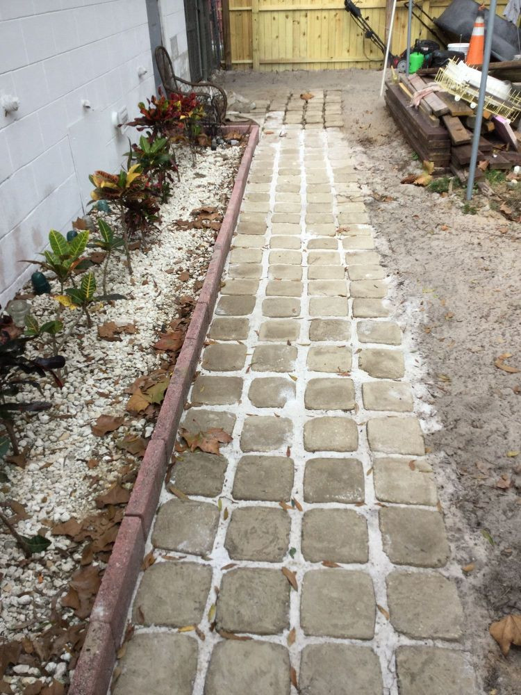 Best ideas about DIY Concrete Walkway
. Save or Pin How We Made Stepping Stone Walkway From Ice Cream Buckets Now.