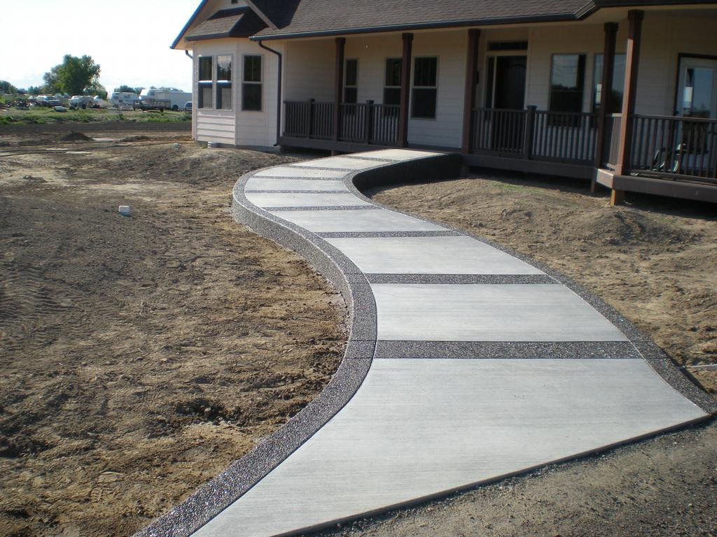 Best ideas about DIY Concrete Walkway
. Save or Pin Front entrance concrete designs ideas about concrete Now.
