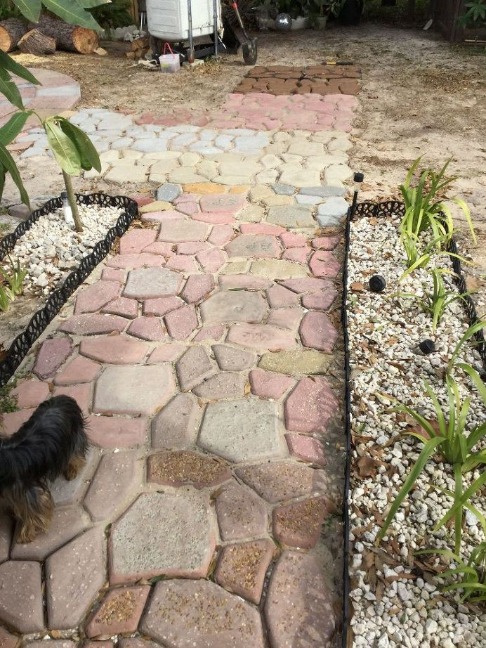 Best ideas about DIY Concrete Walkway
. Save or Pin How We Made Stepping Stone Walkway From Ice Cream Buckets Now.