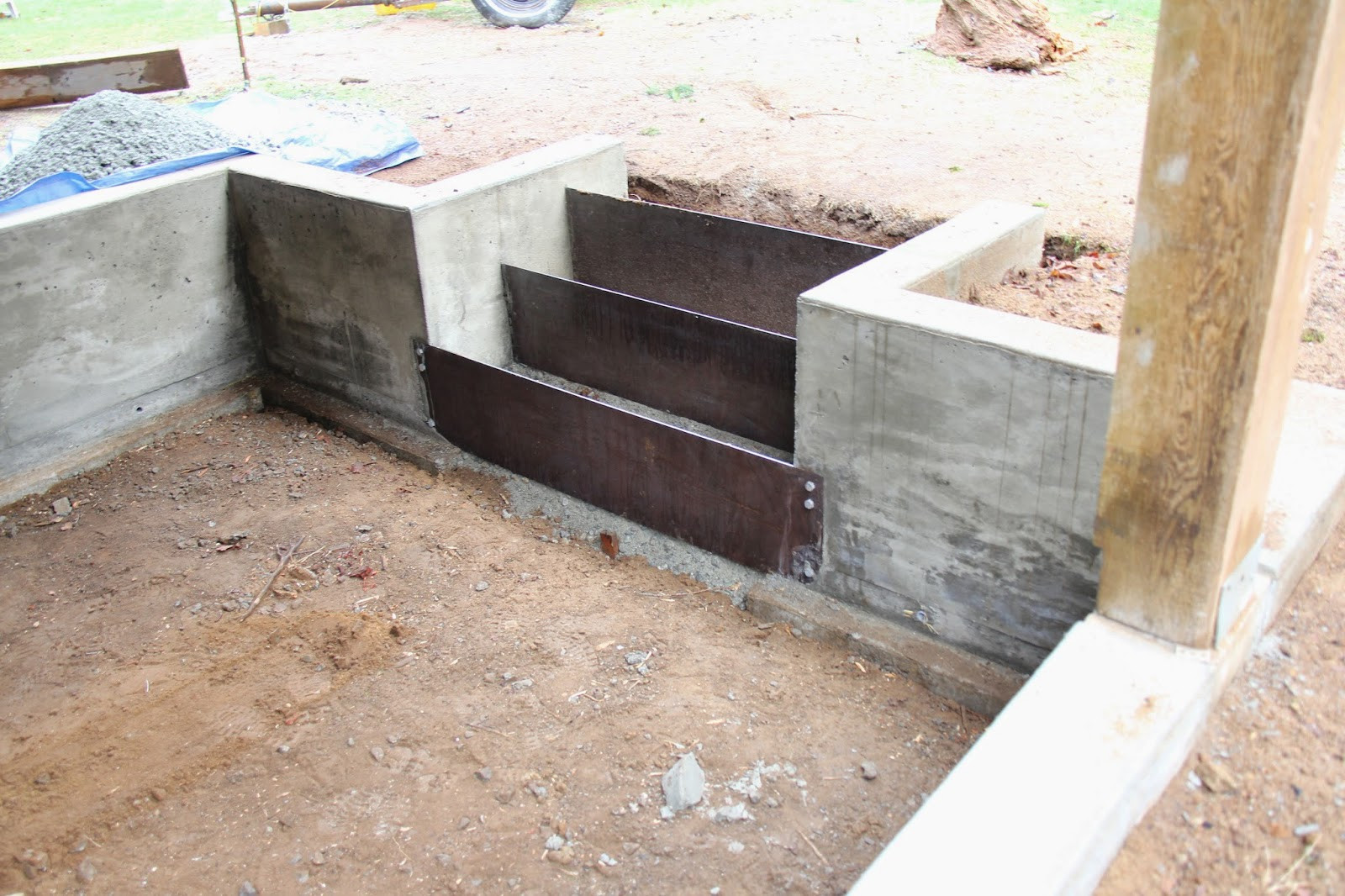 Best ideas about DIY Concrete Wall
. Save or Pin dirt digging sisters DIY concrete retaining wall and patio Now.