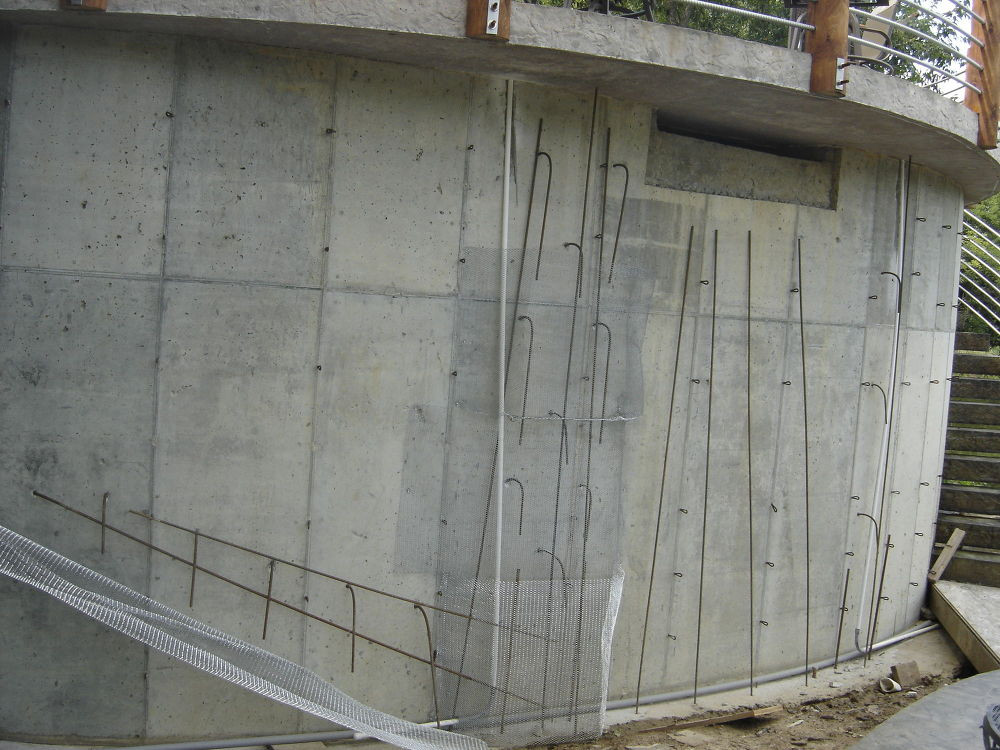 Best ideas about DIY Concrete Wall
. Save or Pin DIY Carved Vertical Concrete Retaining Wall Now.