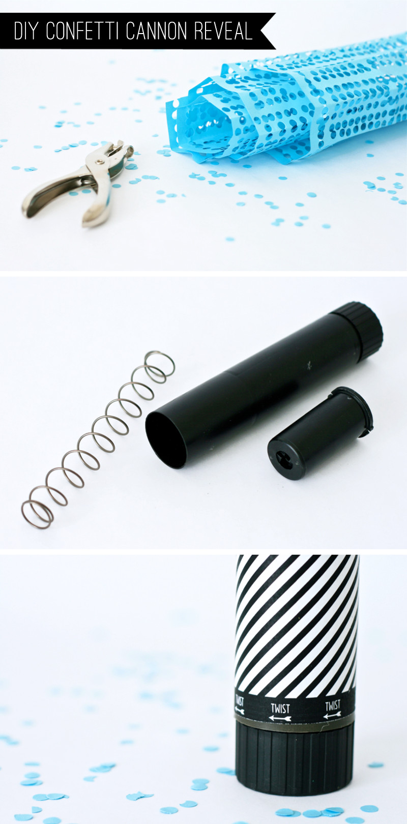 Best ideas about DIY Confetti Cannon
. Save or Pin Yippee Baby Gender Reveal Party Paging Supermom Now.