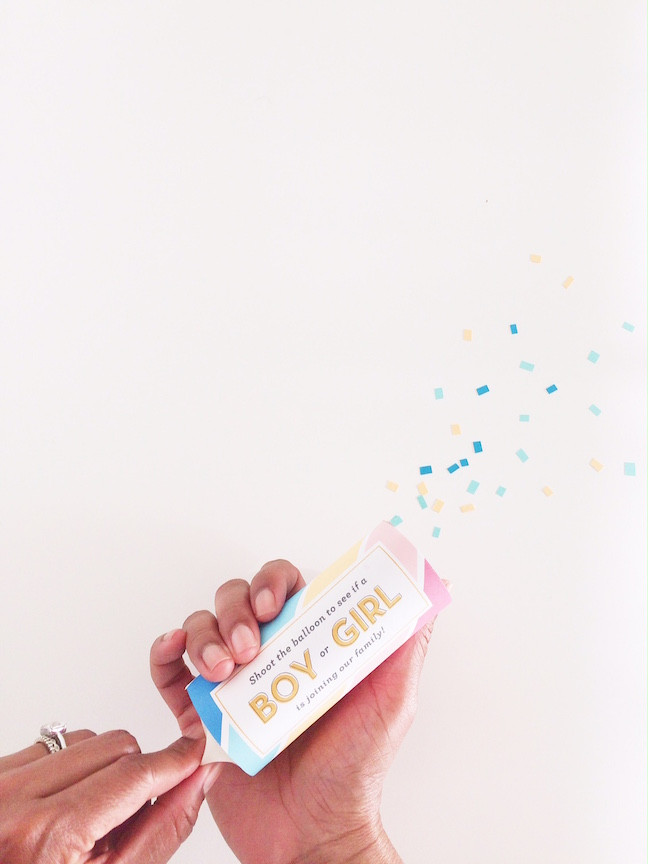 Best ideas about DIY Confetti Cannon
. Save or Pin DIY Gender Reveal Confetti Cannon Now.