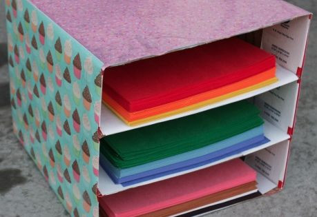 Best ideas about DIY Construction Paper Organizer
. Save or Pin Make a construction paper organizer with ceral or diaper Now.