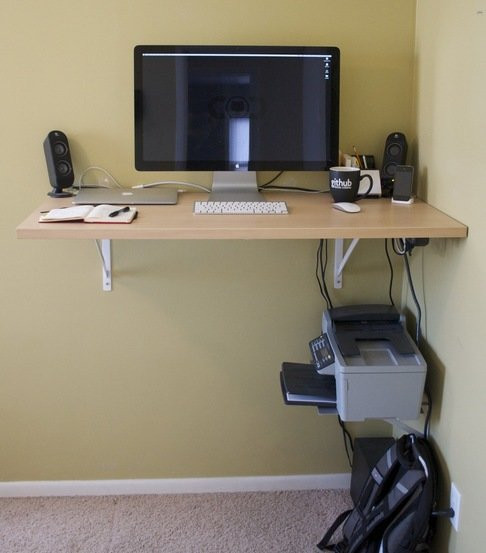 Best ideas about DIY Convertible Standing Desk
. Save or Pin 6 DIY Standing Desks Bob Vila Now.