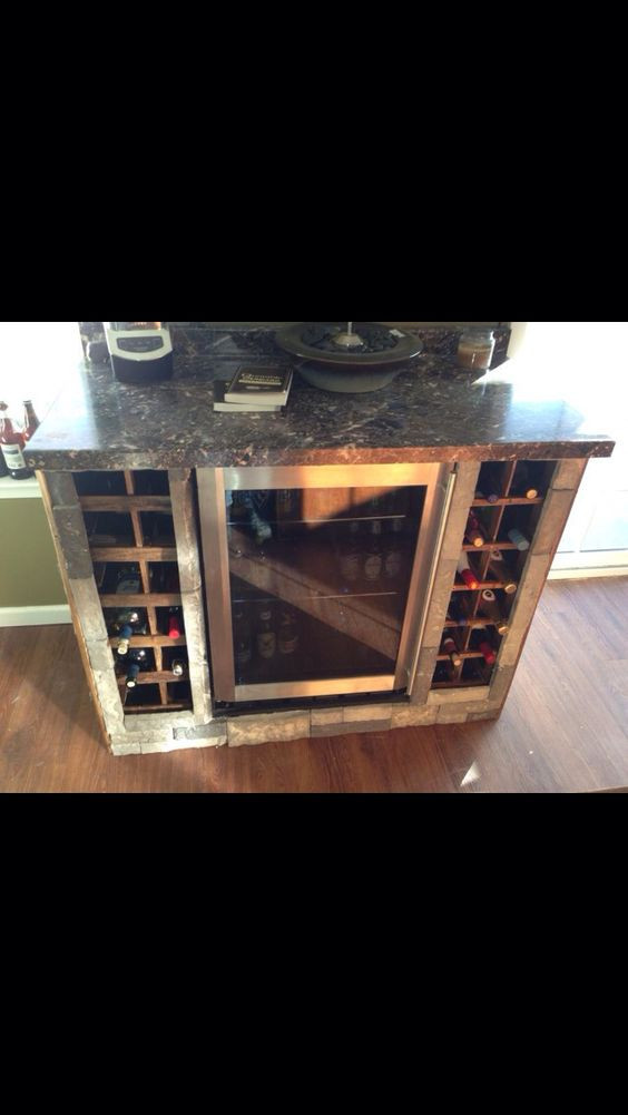 Best ideas about DIY Cooling Rack
. Save or Pin DIY beverage cooler Wine rack Basement Bar Now.