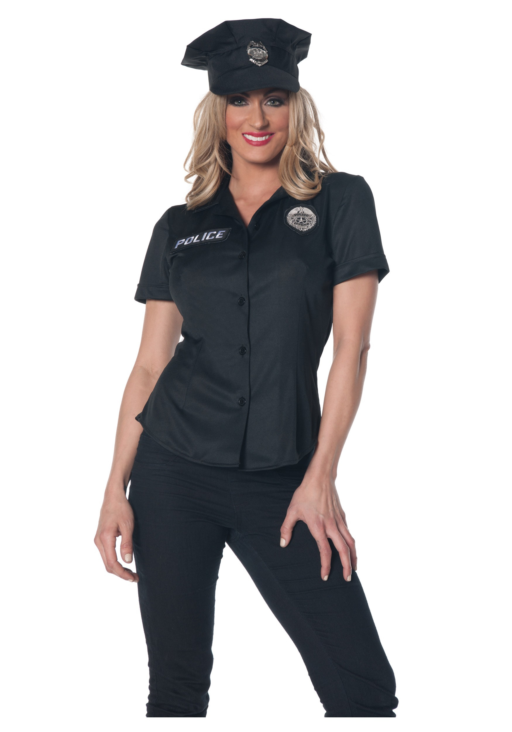 Best ideas about DIY Cop Costume Female
. Save or Pin Women s Police Shirt Costume Now.