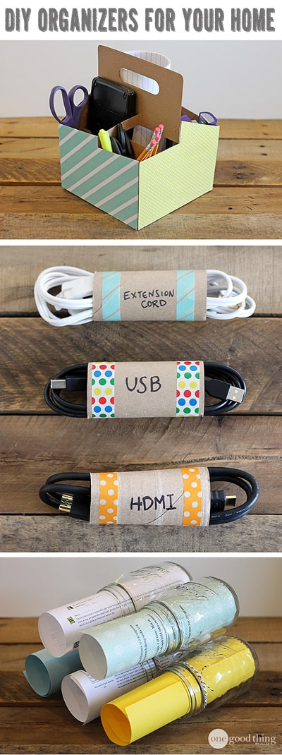 Best ideas about DIY Cord Organizers
. Save or Pin DIY Organizers For Your Home · e Good Thing by Jillee Now.