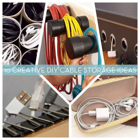 Best ideas about DIY Cord Organizers
. Save or Pin 10 DIY Cord & Cable Organizers Now.
