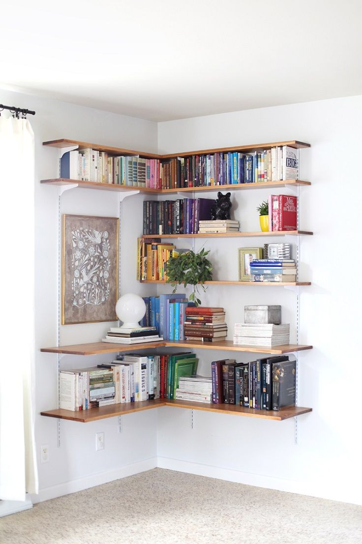 Best ideas about DIY Corner Bookshelf
. Save or Pin Corner Shelves Tv WoodWorking Projects & Plans Now.