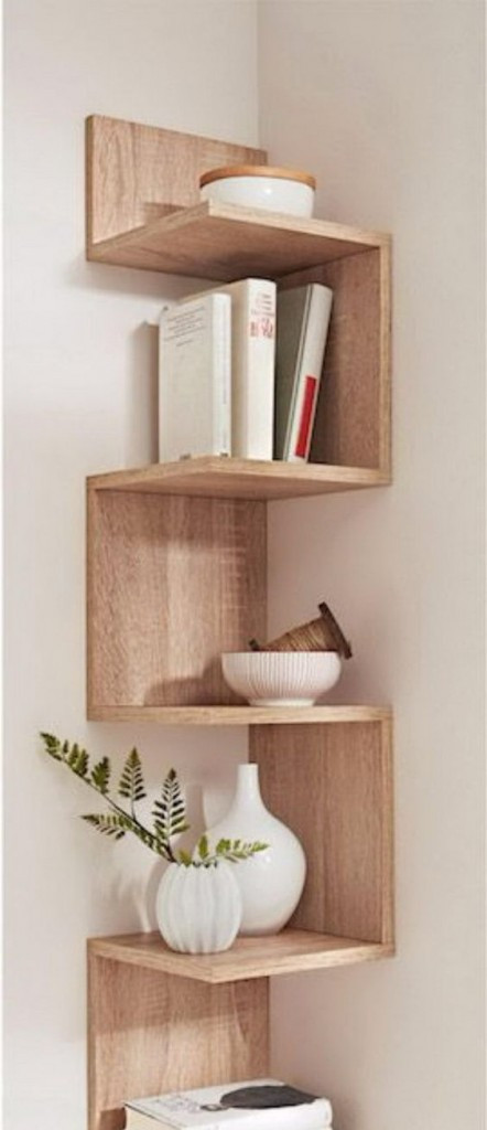 Best ideas about DIY Corner Shelf
. Save or Pin 8 DIY Corner Shelf Decorating Ideas to beautify your corners Now.