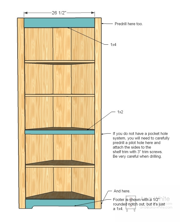 Best ideas about DIY Corner Shelf Plans
. Save or Pin Corner Cupboard Now.