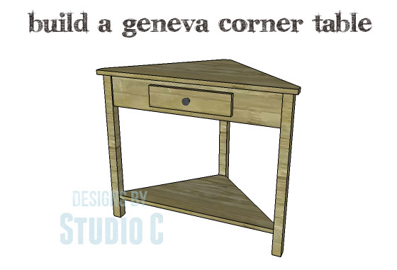 Best ideas about DIY Corner Table
. Save or Pin DIY Plans to Build a Geneva Corner Table Now.