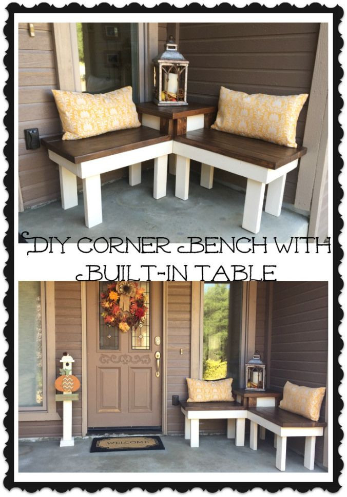 Best ideas about DIY Corner Table
. Save or Pin DIY Corner Bench with Built in Table Now.