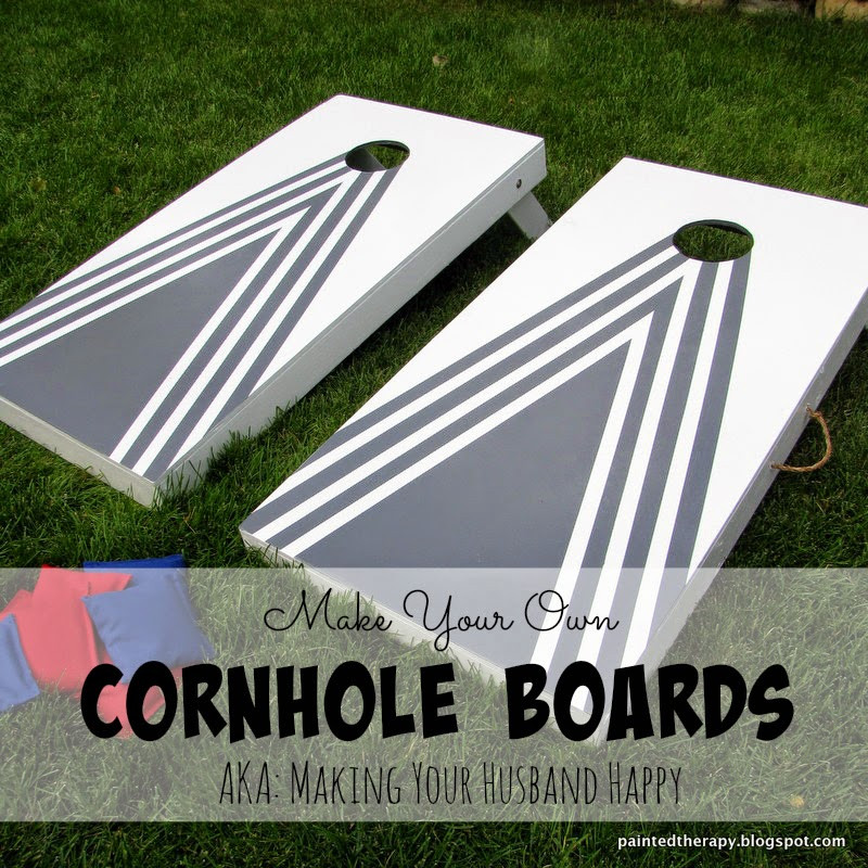 Best ideas about DIY Cornhole Boards
. Save or Pin Painted Therapy DIY Cornhole Boards AKA Making your Now.